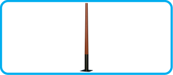 035-Wooden_Conical_Pole-5.4Meter